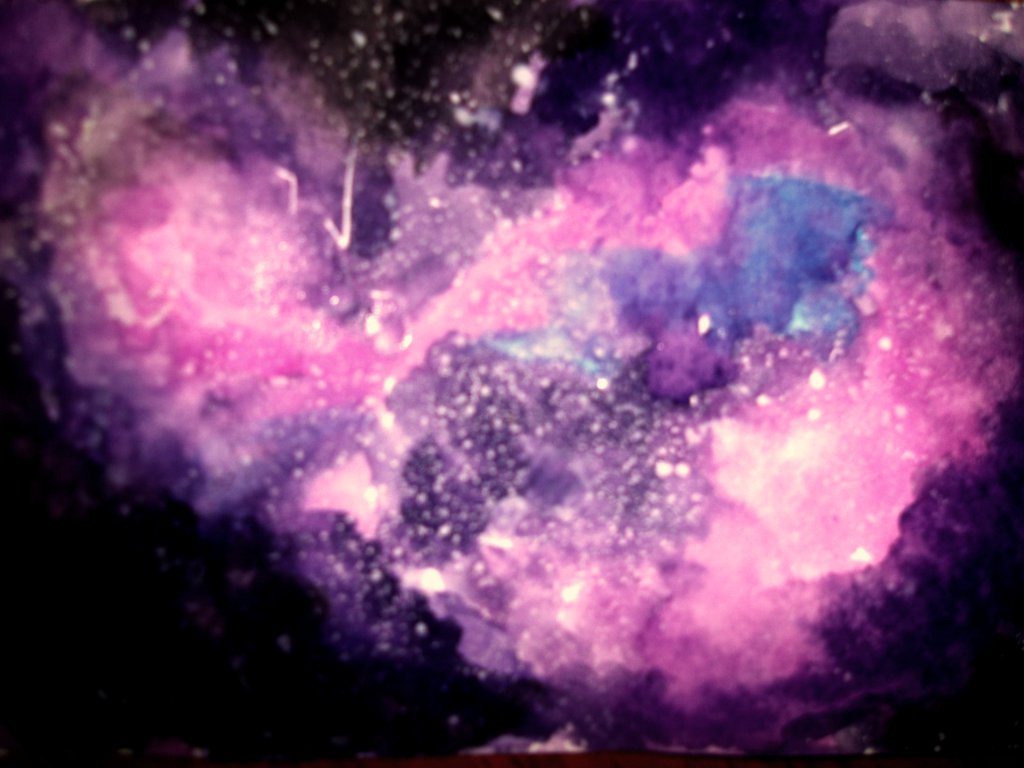 1024x768 Water Color Space Painting 2 By Fishsticks213