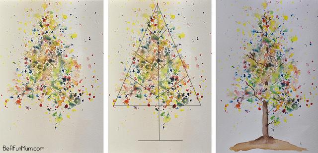 640x309 Autumn Bloom Tree Watercolour Experiment Be A Fun Mum