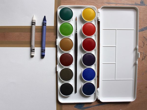 600x448 Create An Easy Watercolor Wax Resist Painting