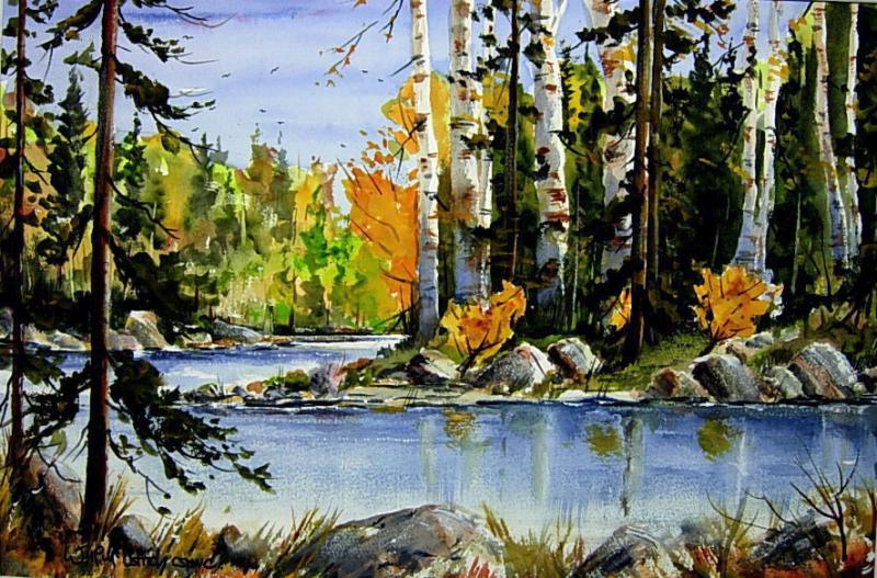 800x527 How I Paint Birch In A Fall Setting Demo