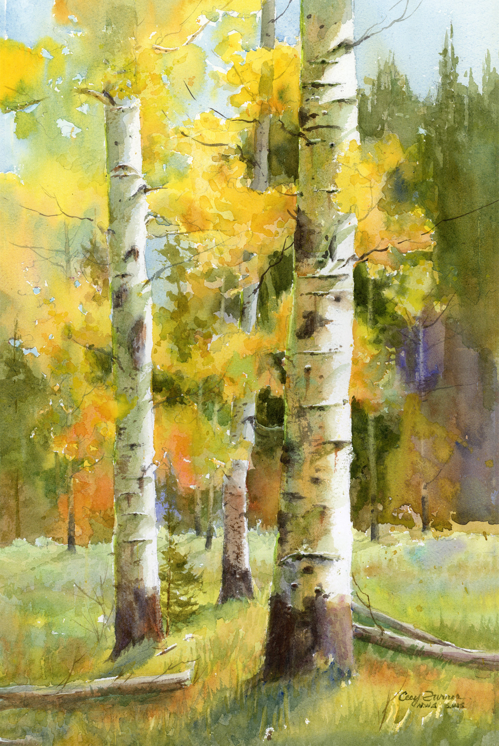 1004x1500 Anaspenaday How Aspens Are Painted In Oil And Watercolor