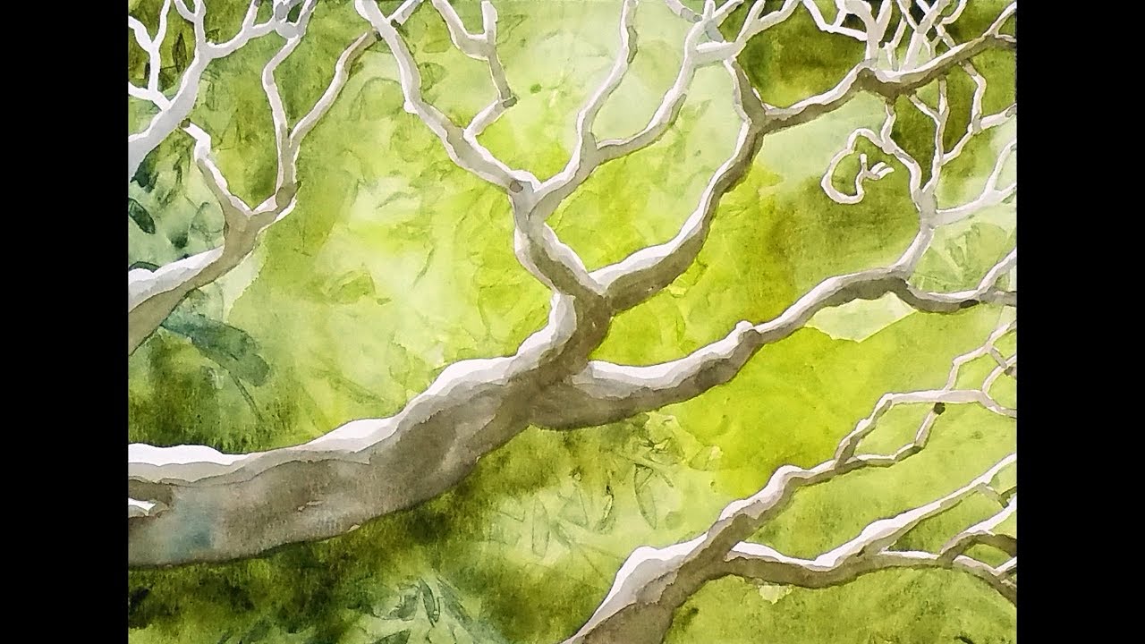 1280x720 Watercolor The Secret To Painting Foliage And Tree Branches