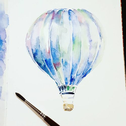 500x500 Image Result For Hot Air Balloon Drawing Tumblr Art In 2018