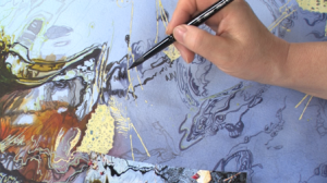 300x168 Watercolor Painting Techniques Paint Glass, Water And Fruit