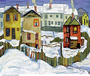 300x254 Watercolor Winter Scene Paintings