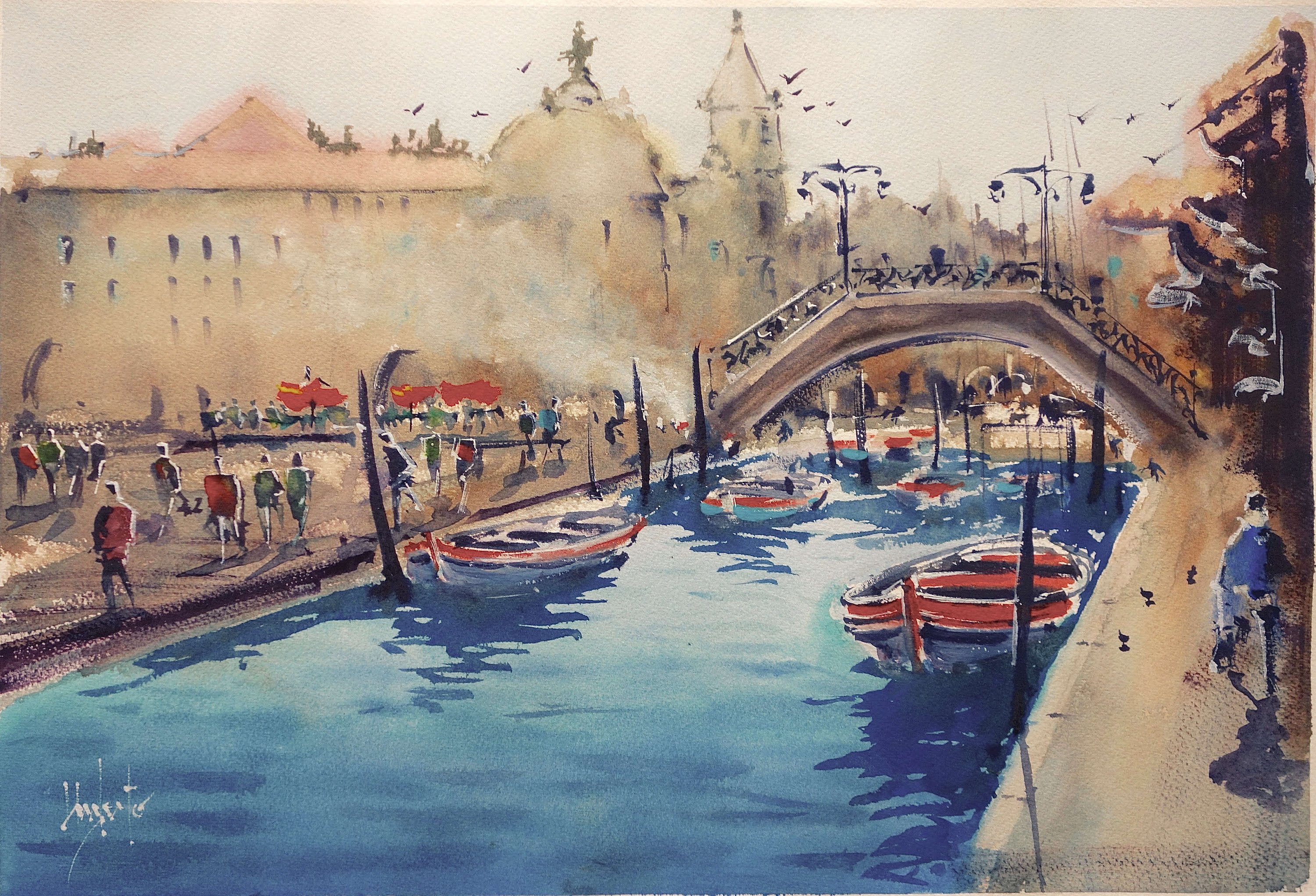 3000x2043 How To Paint A Venitian Sketch