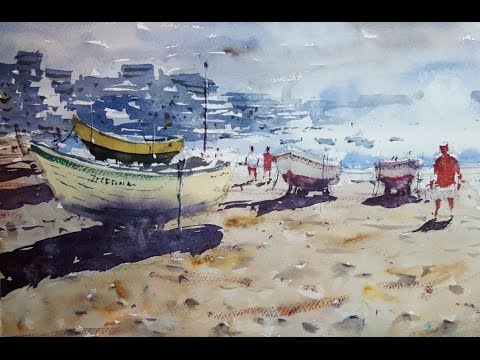480x360 How To Paint A Beach Scene