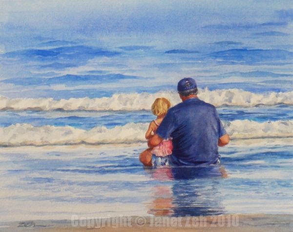 600x477 Pin By Josiane Cobert On Watercolours 11 Beach