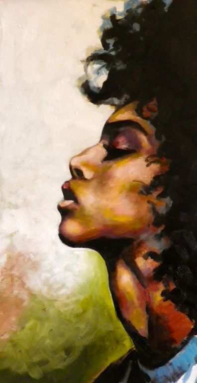 396x770 Black Girl Painting Awesome African American Women Wallpaper