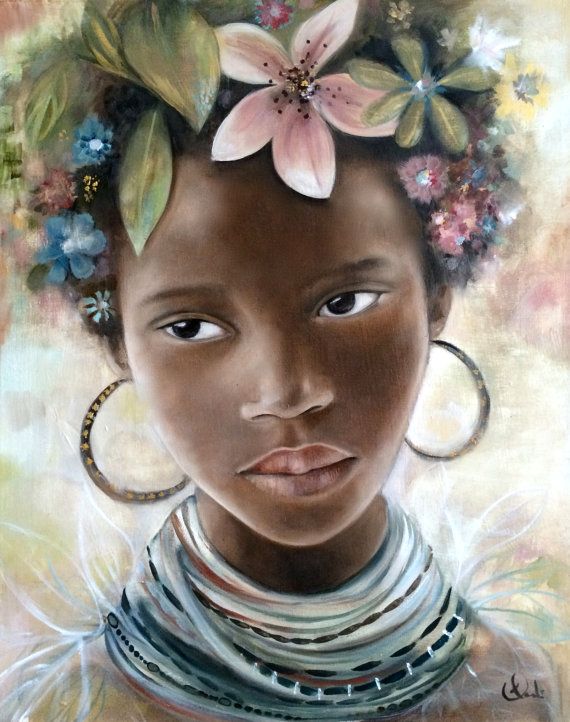 570x722 55 Amazing Black Hair Art Pictures And Paintings