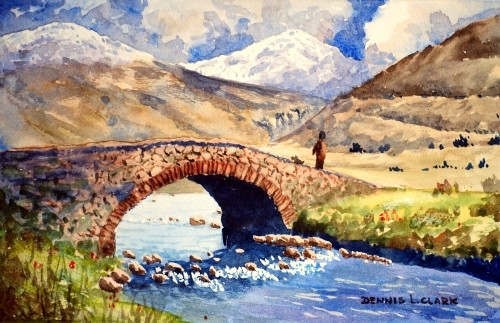500x323 How To Paint A Stone Bridge In Watercolour Online Art Lessons