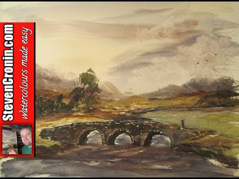 480x360 How To Paint A Simple Bridge In Watercolour