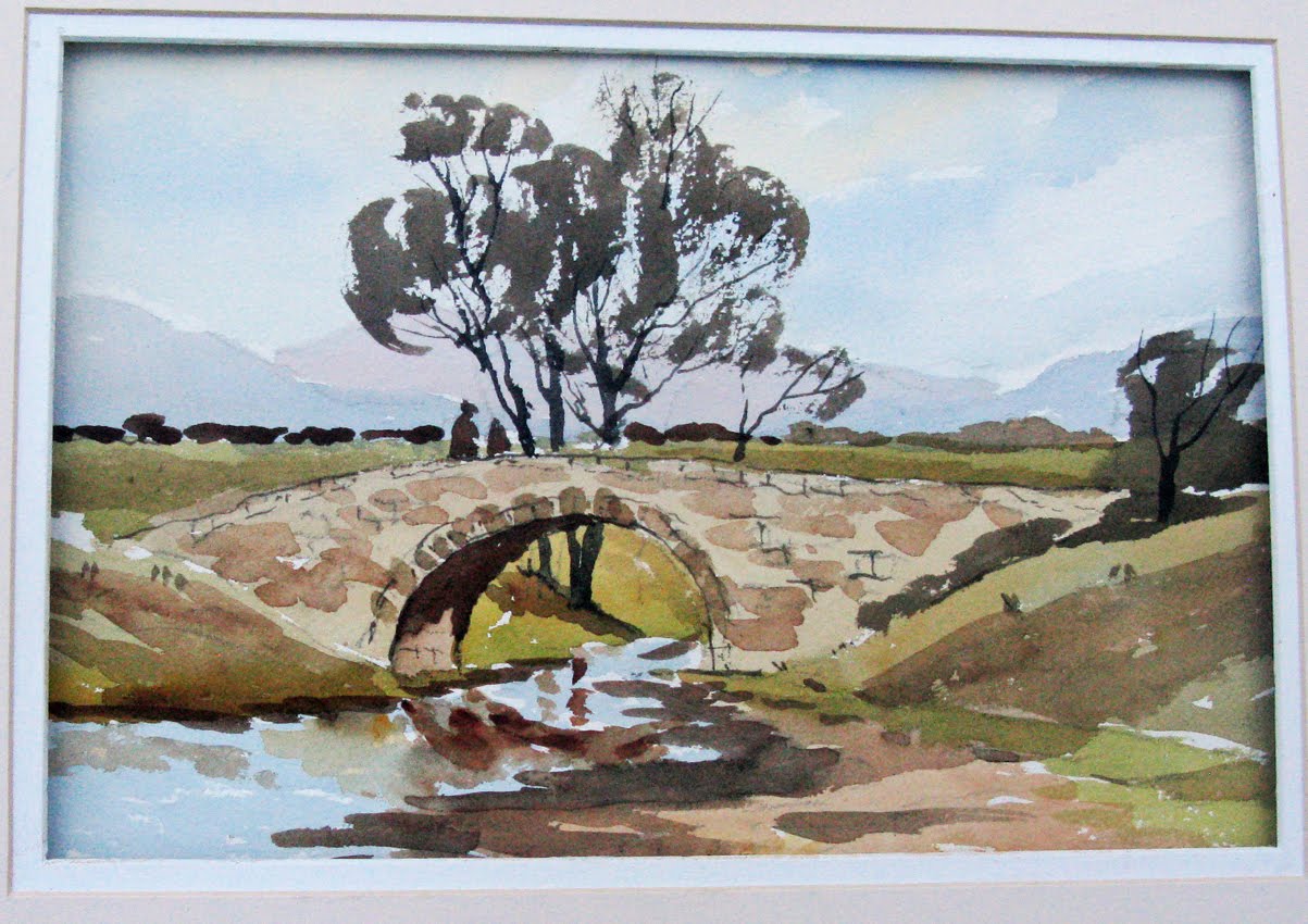 1203x850 Painting A Simple Bridge In Watercolour For Beginners