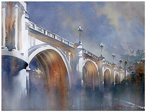 500x384 Watercolor Art And Architecture Combine Through Thomas Schaller