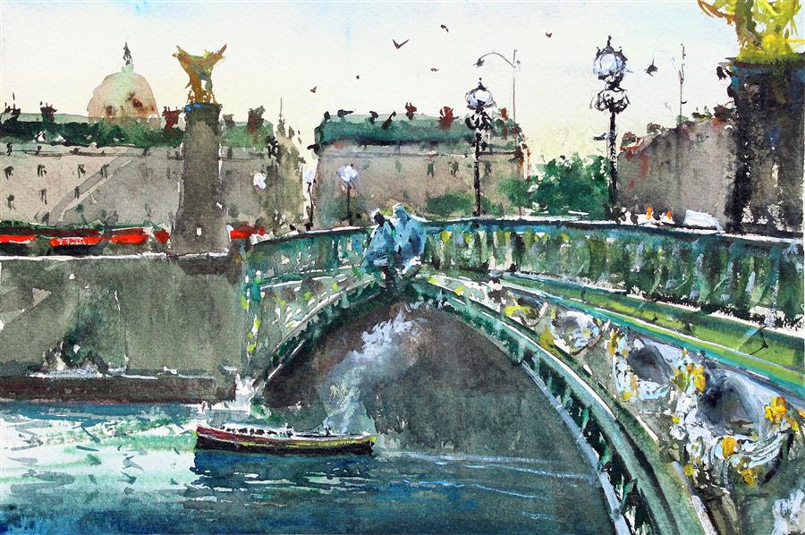 900x598 Bridges In Paris By Maximilian Damico