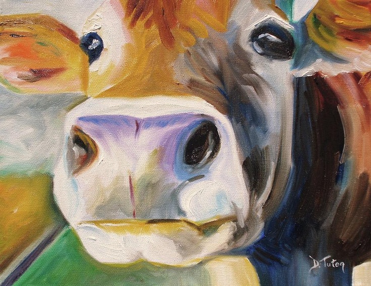 736x568 Pictures Watercolor Paintings Of Cows,