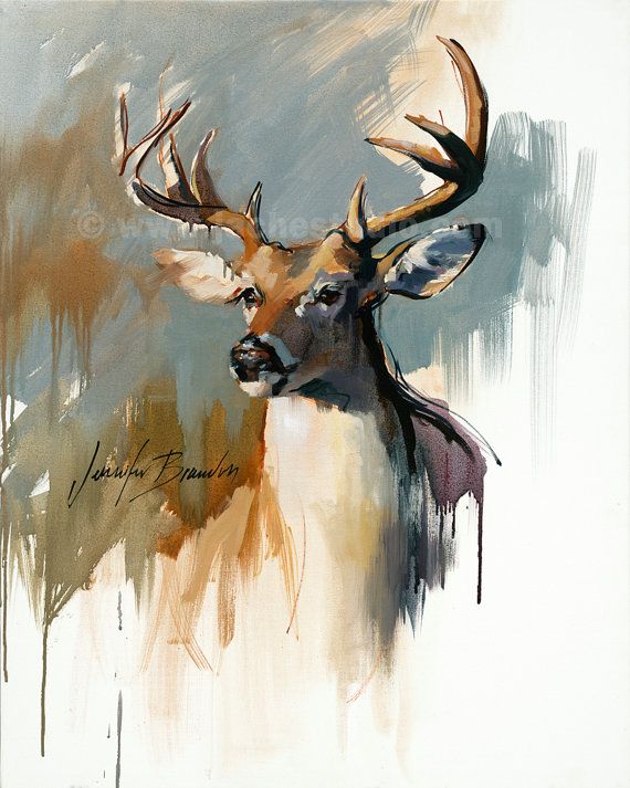 570x713 White Tailed Deer Fine Art Digital Print Archival Quality