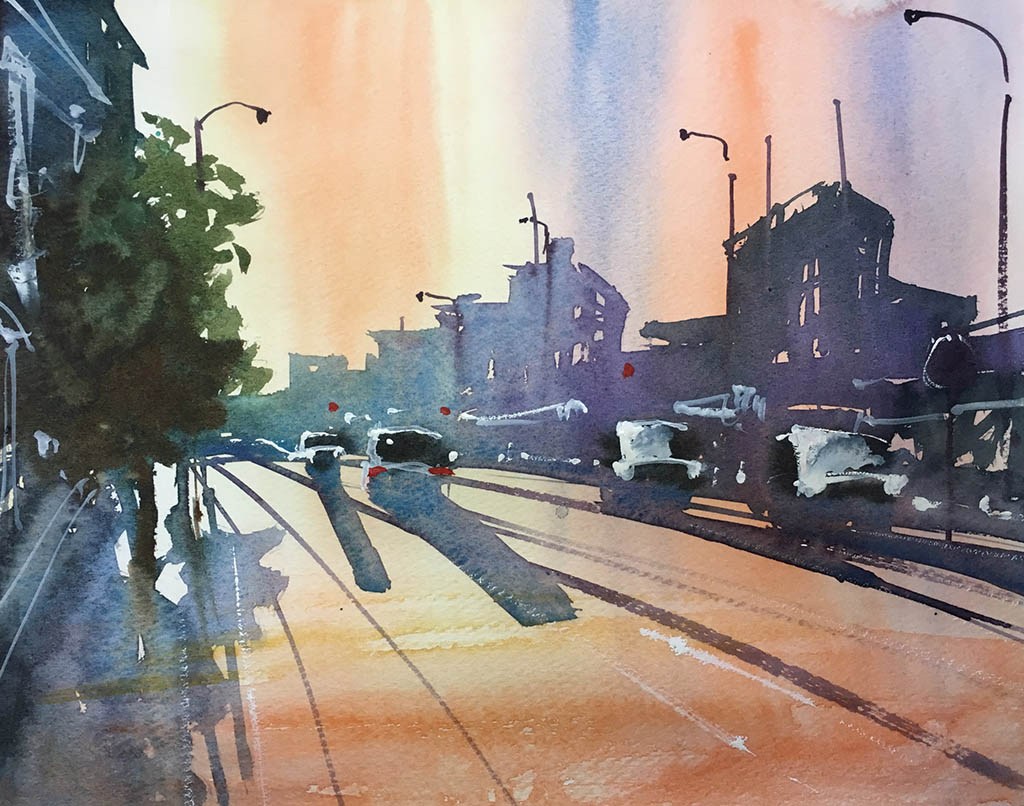 1024x806 ~ Guest Artist 100 Watercolor Paintings Of City