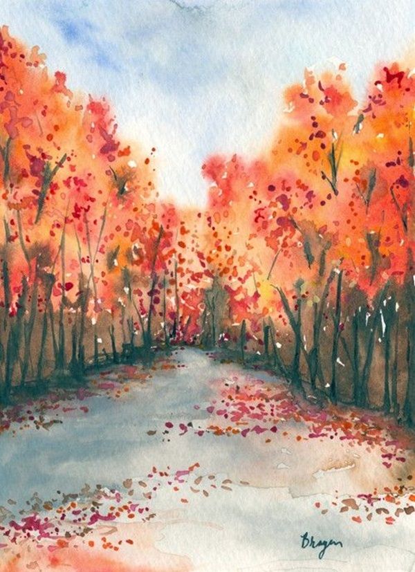 600x827 80 Simple Watercolor Painting Ideas In 2018 Painting Amp Art