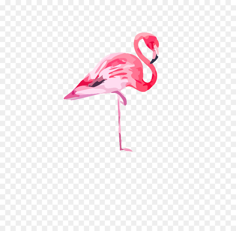 900x880 Watercolor Painting Flamingo Canvas Printing