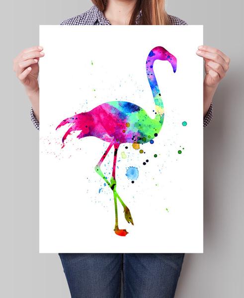 491x600 Flamingo Art, Watercolor Painting, Watercolor Art, Flamingo Print