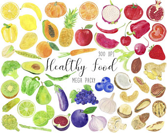 340x270 Watercolor Vegetable Etsy