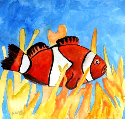 400x378 Fish Paintings