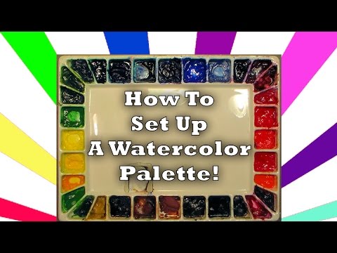 480x360 How To Set Up A Full Watercolor Palette