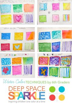 236x341 Watercolor Palette Color Arrangement