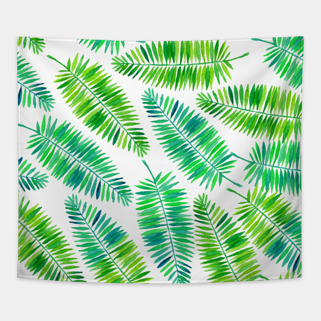 630x630 Watercolor Palm Leaves Pattern