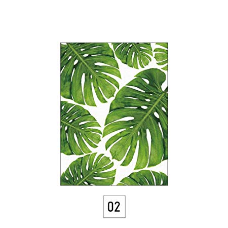 450x450 Zhuotop 30x40cm Watercolor Palm Leaves Floral Prints Poster Canvas