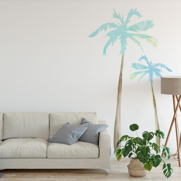 600x600 Palm Tree Wall Decals Labeldaddy
