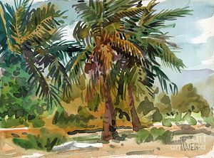 300x222 Coconut Trees Paintings Fine Art America