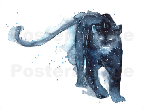 500x375 Maradan Galaxy Panther Poster Posterlounge