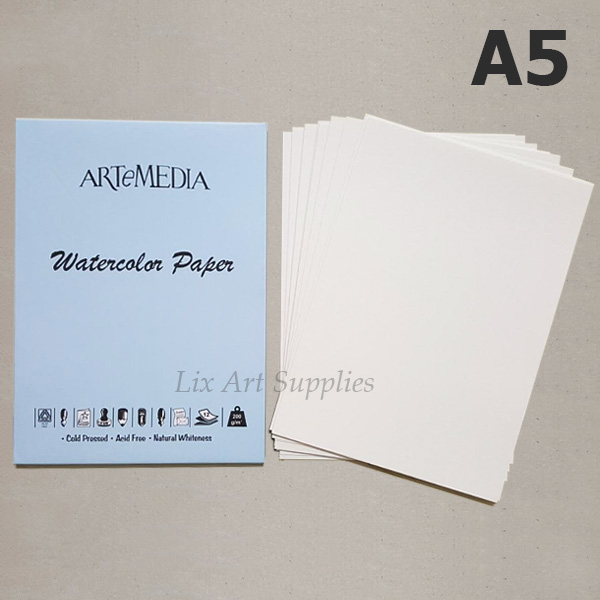 600x600 Artemedia Watercolor Paper A5 (12 Lembar)