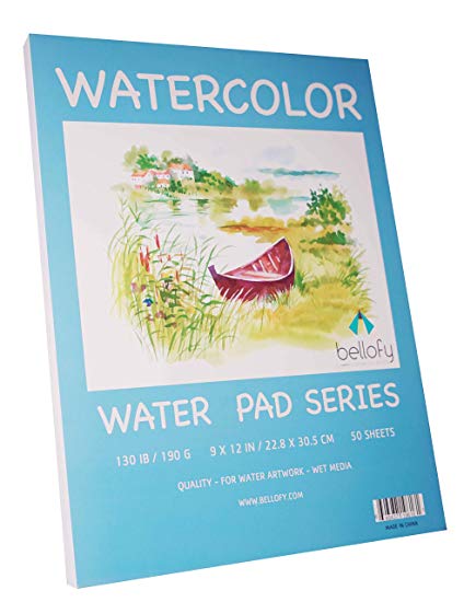 424x550 Bellofy 50 Sheet Watercolor Paper Pad