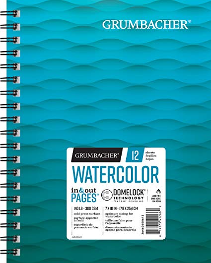 425x531 Grumbacher Watercolor Paper Pad With In Amp Out Pages
