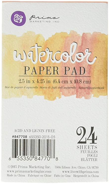 440x741 Prima Marketing Watercolor Paper Pad 2