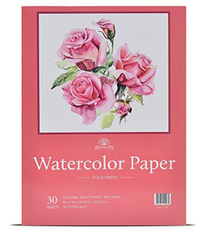 410x450 30 Sheets 9 X 12 Watercolor Paper (140lb300gsm) Fold