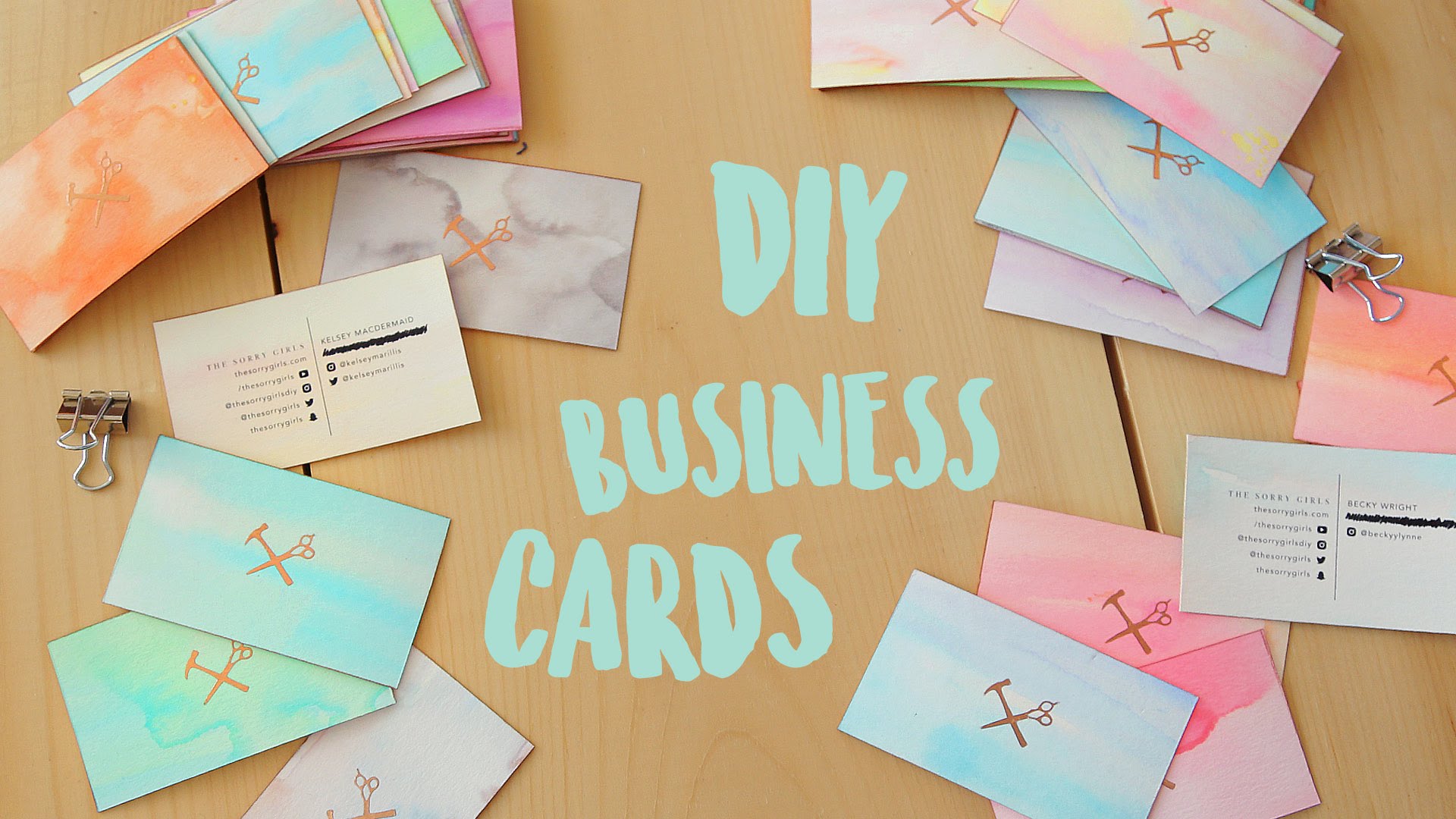 1920x1080 Diy Business Cards