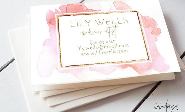 630x380 18elegant Watercolor Paper Business Cards Pics Business Ideas