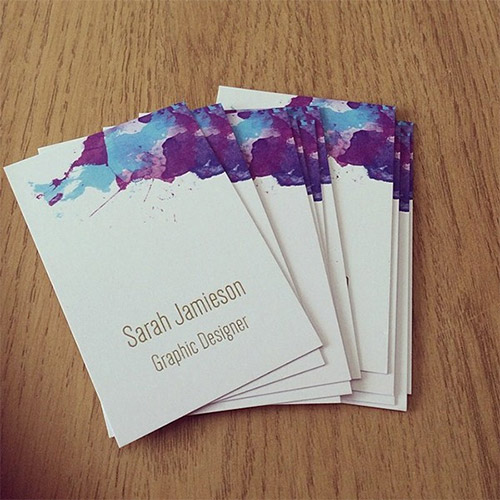500x500 An Awesome Collection Of Watercolor Business Cards Naldz Graphics