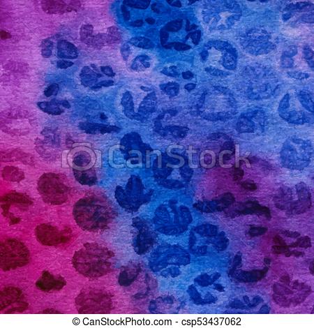 450x470 Blue Pink Violet Watercolor Paper Background. Template For
