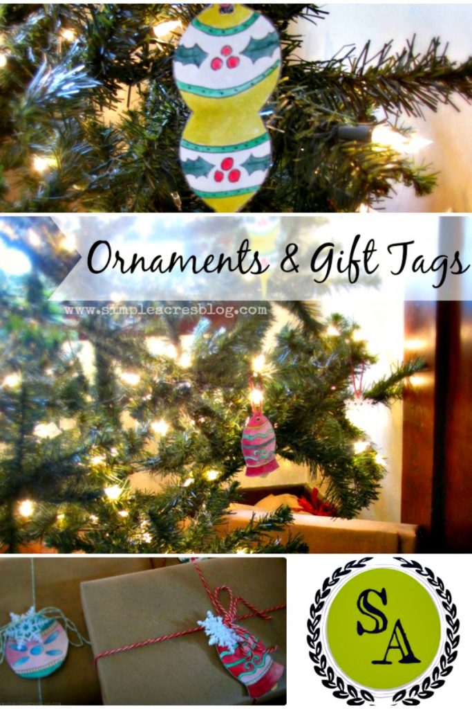 683x1024 Diy Watercolor Paper Ornaments And Gift Tags All Things Mamma