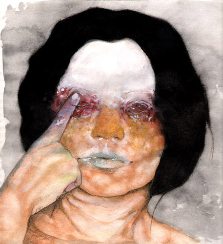 457x500 Watercolors, Pastel Tendre, Color Pencils And Charcoal On Paper By