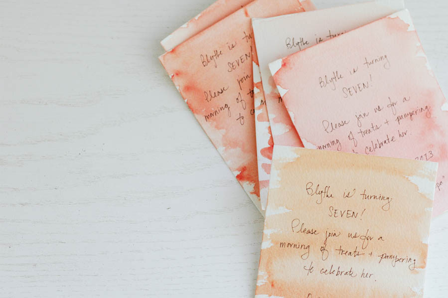 899x598 Watercolor Invitations