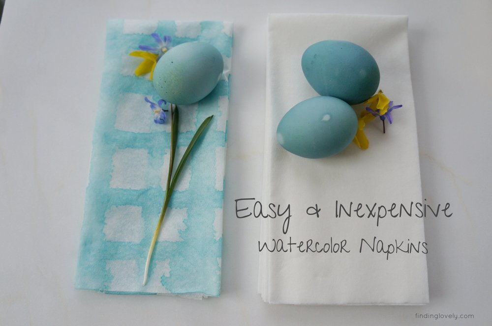 1000x664 Watercolor Paper Napkins Finding Lovely