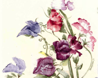 340x270 Watercolor Napkins Etsy