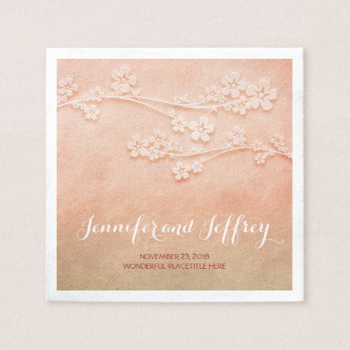 500x500 Blush Pink Watercolor Wedding Paper Napkins Pink Watercolor