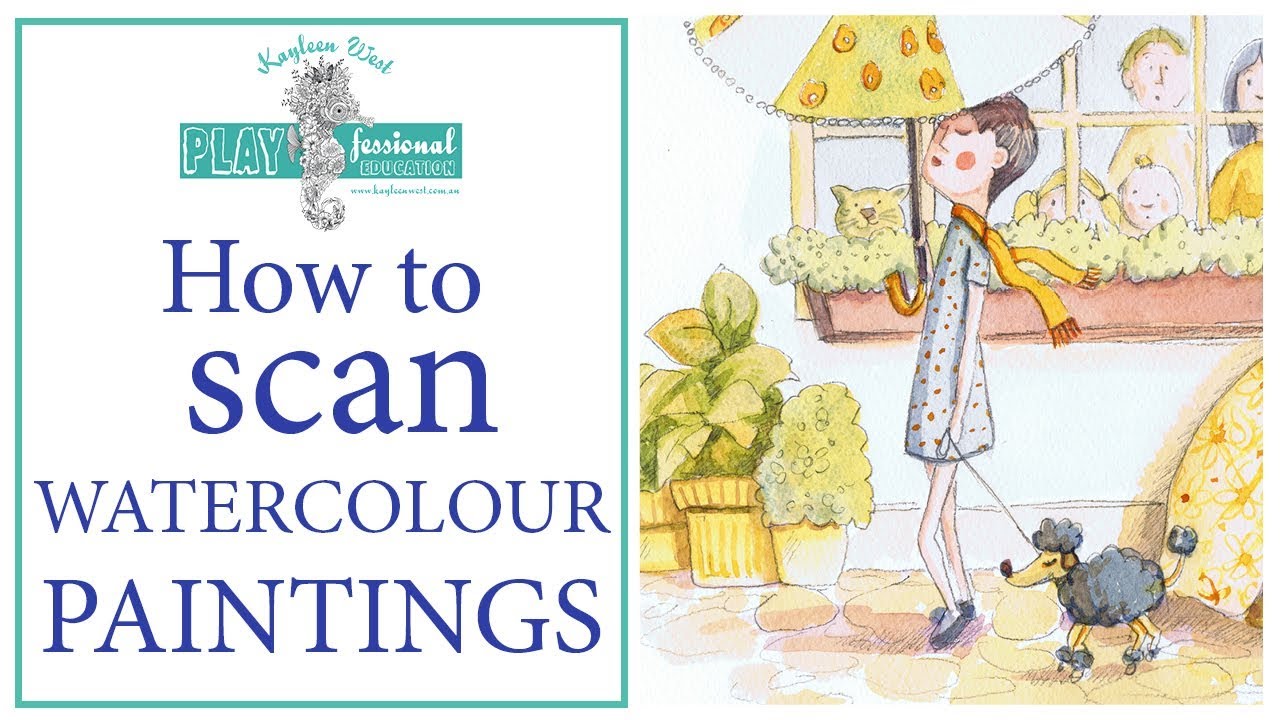 1280x720 How To Scan Watercolour Paintings